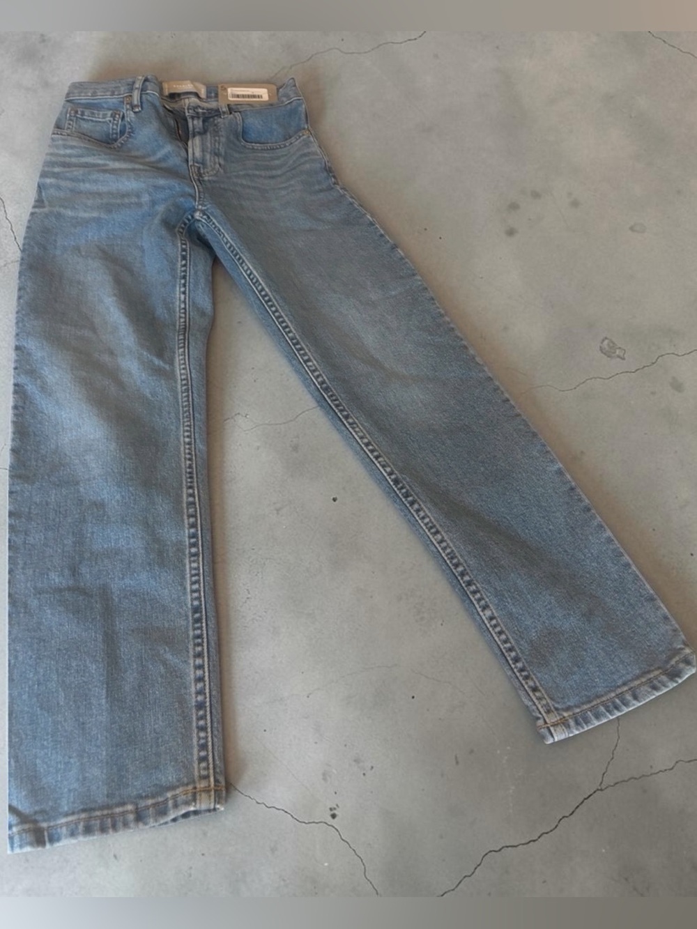 Everlane Cheeky Light Blue Straight-Leg Jeans  NWT